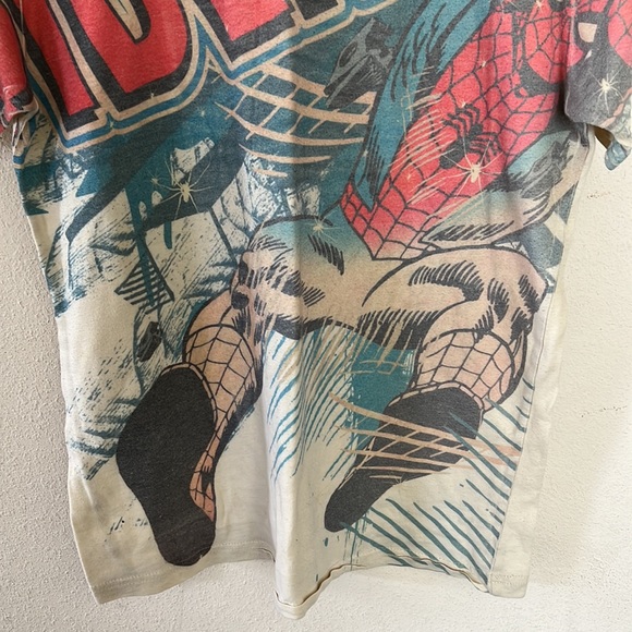 Vintage Marvel Spiderman Comic Shirt - Picture 6 of 13